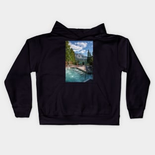 Emerald Lake, Emerald Hot Tub Kids Hoodie